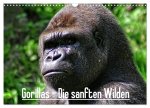 Gorillas - Die sanften Wilden (Wandkalender 2026 DIN A3 quer), CALVENDO Monatskalender