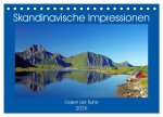 Skandinavische Impressionen - Oasen der Ruhe (Tischkalender 2026 DIN A5 quer), CALVENDO Monatskalender