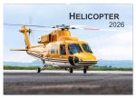 Helicopter 2026 (Wandkalender 2026 DIN A2 quer), CALVENDO Monatskalender
