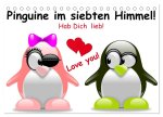 Pinguine im siebten Himmel! (Tischkalender 2026 DIN A5 quer), CALVENDO Monatskalender