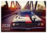 US-Muscle-Cars - Plymouth (Wandkalender 2026 DIN A4 quer), CALVENDO Monatskalender