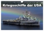 Kriegsschiffe der USA (Wandkalender 2026 DIN A4 quer), CALVENDO Monatskalender