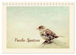Freche Spatzen (Tischkalender 2026 DIN A5 quer), CALVENDO Monatskalender