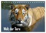 Welt der Tiere (Tischkalender 2026 DIN A5 quer), CALVENDO Monatskalender