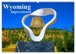 Wyoming - Impressionen (Wandkalender 2026 DIN A2 quer), CALVENDO Monatskalender