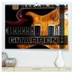 Gitarren Snapshots (hochwertiger Premium Wandkalender 2026 DIN A2 quer), Kunstdruck in Hochglanz