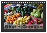 Obst + Gemüse (Tischkalender 2026 DIN A5 quer), CALVENDO Monatskalender