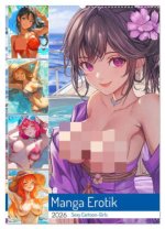 Manga Erotik. Sexy Cartoon-Girls (Wandkalender 2026 DIN A2 hoch), CALVENDO Monatskalender