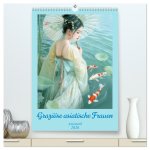 Graziöse asiatische Frauen - Asienstil (hochwertiger Premium Wandkalender 2026 DIN A2 hoch), Kunstdruck in Hochglanz