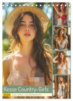 Kesse Country-Girls. Sexy, modern und selbstbestimmt (Tischkalender 2026 DIN A5 hoch), CALVENDO Monatskalender
