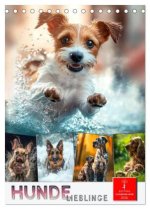 Hunde Lieblinge (Tischkalender 2026 DIN A5 hoch), CALVENDO Monatskalender