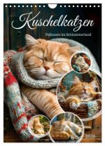 Kuschelkatzen - Fellnasen im Schlummerland (Wandkalender 2026 DIN A4 hoch), CALVENDO Monatskalender