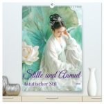 Stille und Anmut - Asiatischer Stil (hochwertiger Premium Wandkalender 2026 DIN A2 hoch), Kunstdruck in Hochglanz
