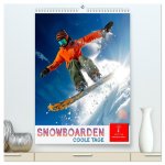 Snowboarden - coole Tage (hochwertiger Premium Wandkalender 2026 DIN A2 hoch), Kunstdruck in Hochglanz