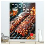 Food BBQ - Deftiges aus der Gourmet-Küche (hochwertiger Premium Wandkalender 2026 DIN A2 hoch), Kunstdruck in Hochglanz