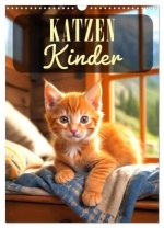 Katzenkinder (Wandkalender 2026 DIN A3 hoch), CALVENDO Monatskalender