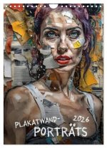 Plakatwand-Porträts (Wandkalender 2026 DIN A4 hoch), CALVENDO Monatskalender