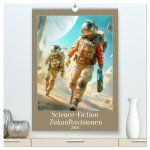 Science-Fiction Zukunftsvisionen (hochwertiger Premium Wandkalender 2026 DIN A2 hoch), Kunstdruck in Hochglanz