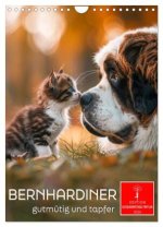 Bernhardiner - gutmütig und tapfer (Wandkalender 2026 DIN A4 hoch), CALVENDO Monatskalender