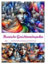 Ikonische Gesichtsmetropolen (Wandkalender 2026 DIN A3 hoch), CALVENDO Monatskalender