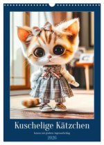 Kuschelige Kätzchen - Katzen mit großem Augenaufschlag (Wandkalender 2026 DIN A3 hoch), CALVENDO Monatskalender