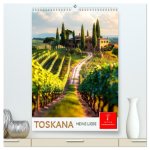 Toskana meine Liebe (hochwertiger Premium Wandkalender 2026 DIN A2 hoch), Kunstdruck in Hochglanz