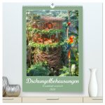 Dschungelbehausungen - Traumhaft exotisch (hochwertiger Premium Wandkalender 2026 DIN A2 hoch), Kunstdruck in Hochglanz
