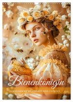 Bienenkönigin - Goldene Harmonie von Schönheit, Honig und Bienen (Wandkalender 2026 DIN A3 hoch), CALVENDO Monatskalender