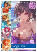 Manga Erotik. Sexy Cartoon-Girls (Wandkalender 2026 DIN A4 hoch), CALVENDO Monatskalender