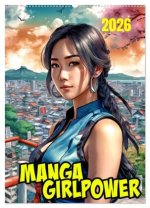 Manga Girlpower (Wandkalender 2026 DIN A2 hoch), CALVENDO Monatskalender