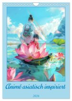 Animé asiatisch inspiriert (Wandkalender 2026 DIN A4 hoch), CALVENDO Monatskalender