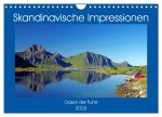 Skandinavische Impressionen - Oasen der Ruhe (Wandkalender 2026 DIN A4 quer), CALVENDO Monatskalender