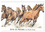 Arts & Horses (Wandkalender 2026 DIN A4 quer), CALVENDO Monatskalender