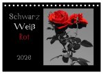 Schwarz-Weiß-Rot (Tischkalender 2026 DIN A5 quer), CALVENDO Monatskalender