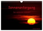 Sonnenuntergang (Wandkalender 2026 DIN A4 quer), CALVENDO Monatskalender