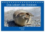 Das Leben der Robben (Tischkalender 2026 DIN A5 quer), CALVENDO Monatskalender