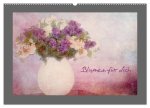 Blumen für dich (Wandkalender 2026 DIN A2 quer), CALVENDO Monatskalender