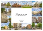 Hannover Stadtansichten (Tischkalender 2026 DIN A5 quer), CALVENDO Monatskalender