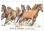 Arts & Horses (Wandkalender 2026 DIN A2 quer), CALVENDO Monatskalender