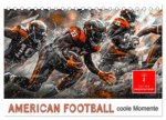 American Football - coole Momente (Tischkalender 2026 DIN A5 quer), CALVENDO Monatskalender