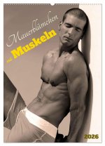 Mauerblümchen mit Muskeln (Wandkalender 2026 DIN A2 hoch), CALVENDO Monatskalender