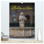 Brunnenkunst in Wien (hochwertiger Premium Wandkalender 2026 DIN A2 hoch), Kunstdruck in Hochglanz