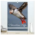 Naturerlebnis Puffin (hochwertiger Premium Wandkalender 2026 DIN A2 hoch), Kunstdruck in Hochglanz