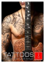 Tattoos Kunst auf der Haut (Wandkalender 2026 DIN A2 hoch), CALVENDO Monatskalender
