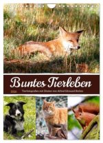Buntes Tierleben (Wandkalender 2026 DIN A4 hoch), CALVENDO Monatskalender