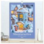 Miniaturwelten - Zauberhafte Szenerien (hochwertiger Premium Wandkalender 2026 DIN A2 hoch), Kunstdruck in Hochglanz