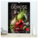 Cooles Gemüse (hochwertiger Premium Wandkalender 2026 DIN A2 hoch), Kunstdruck in Hochglanz