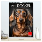 Der Dackel - klein aber mutig (hochwertiger Premium Wandkalender 2026 DIN A2 hoch), Kunstdruck in Hochglanz
