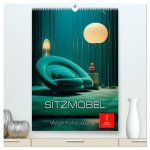Sitzmöbel Wohlfühloasen (hochwertiger Premium Wandkalender 2026 DIN A2 hoch), Kunstdruck in Hochglanz
