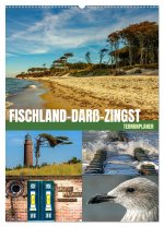Fischland-Darß-Zingst Terminplaner (Wandkalender 2026 DIN A2 hoch), CALVENDO Monatskalender